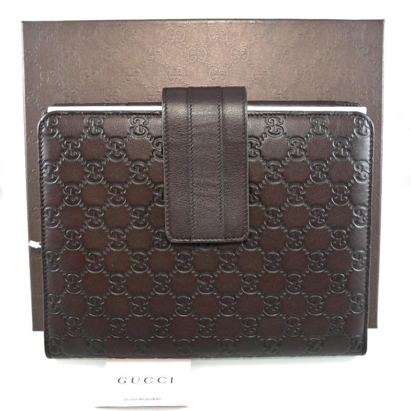 Gucci Handbags - NWT $605 GUCCI GUCCISSIMA SIGNATURE GG MONOGRAM EMBOSED LEATHER iPAD CASE